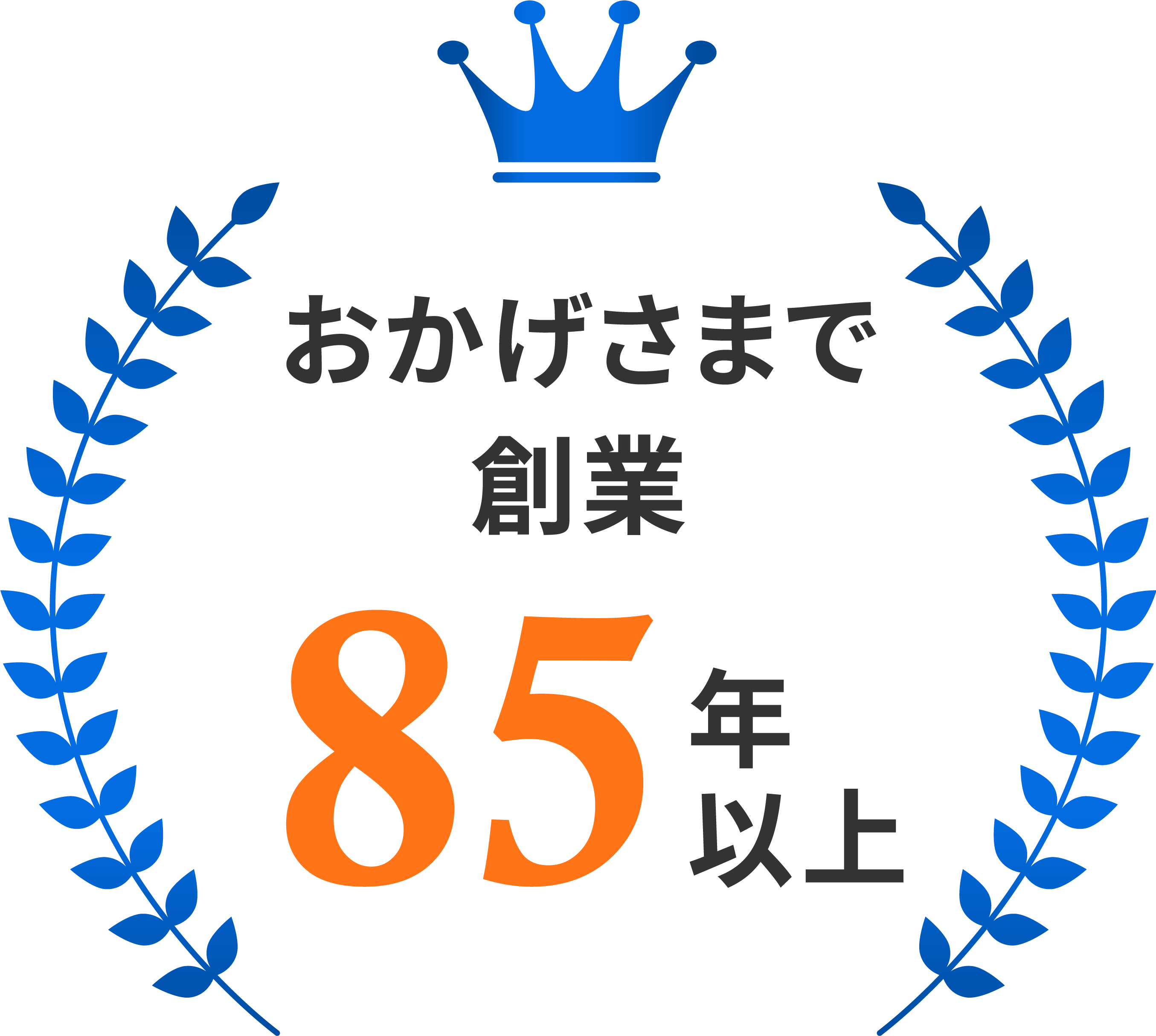 創業から85年以上